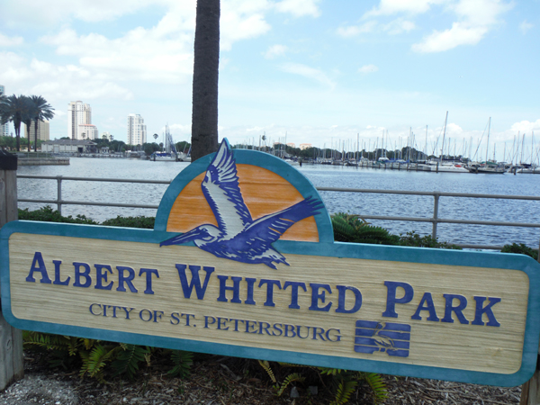 Albert Whitted Park sign